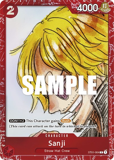 Sanji (Premium Card Collection -ONE PIECE FILM RED Edition-) #ST01-004 One Piece Promotion Cards