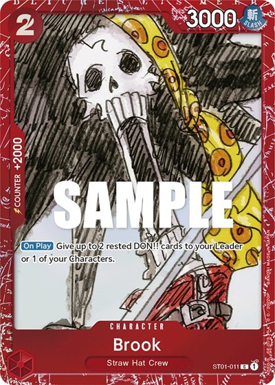 Brook (Premium Card Collection -ONE PIECE FILM RED Edition-) #ST01-011 One Piece Promotion Cards