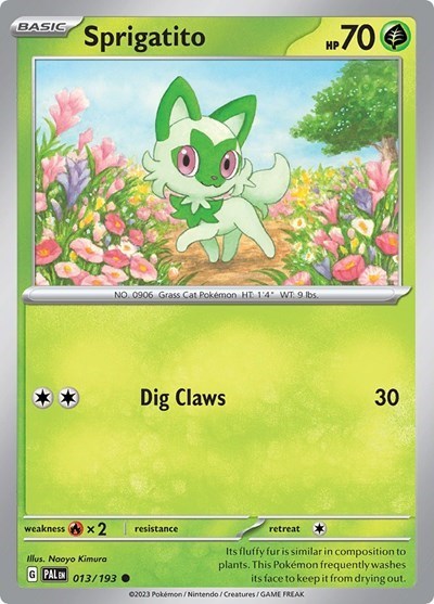 Sprigatito Miscellaneous Cards & Products #13