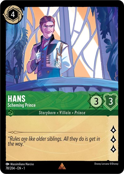 Hans - Scheming Prince #78 The First Chapter