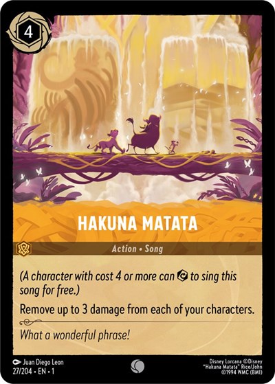 Hakuna Matata #27 The First Chapter