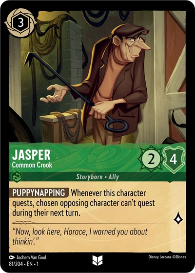 Jasper - Common Crook #81 The First Chapter