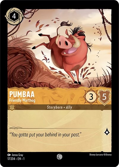 Pumbaa - Friendly Warthog #17 The First Chapter