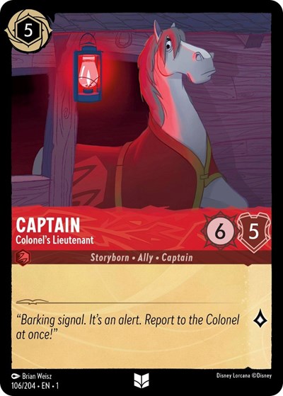 Captain - Colonel's Lieutenant #106 The First Chapter