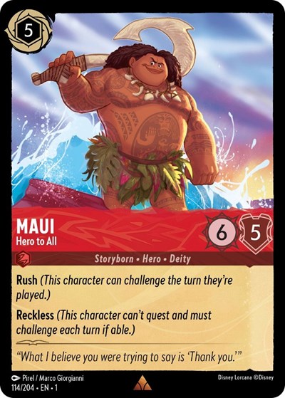 Maui - Hero to All #114 The First Chapter