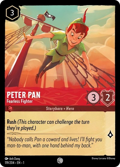 Peter Pan - Fearless Fighter #119 The First Chapter