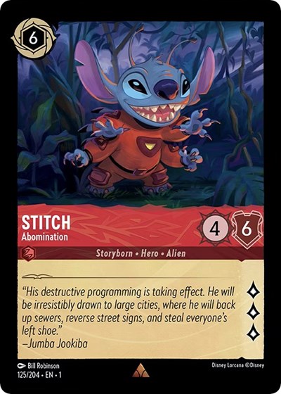 Stitch - Abomination #125 The First Chapter
