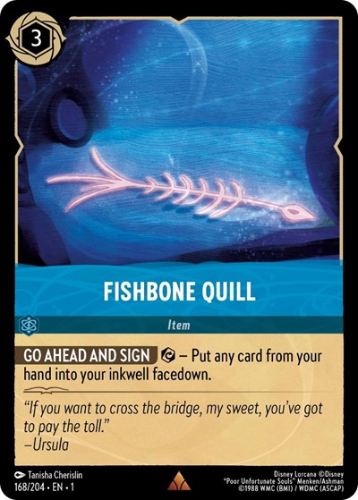 Fishbone Quill #168 The First Chapter