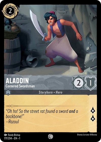 Aladdin - Cornered Swordsman #171 The First Chapter
