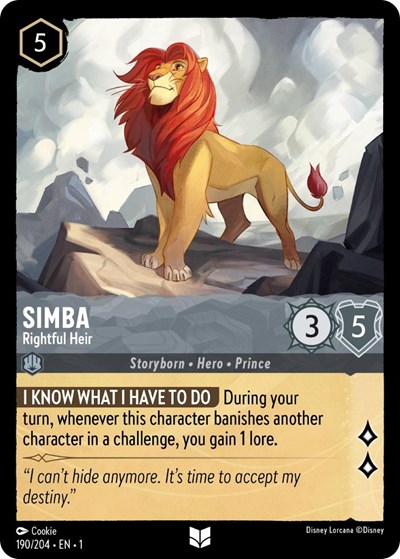 Simba - Rightful Heir #190 The First Chapter