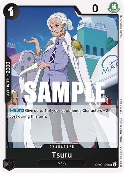 Tsuru (Event Pack Vol. 2) #OP02-106 One Piece Promotion Cards