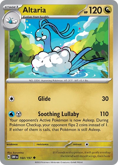Altaria #160 Obsidian Flames