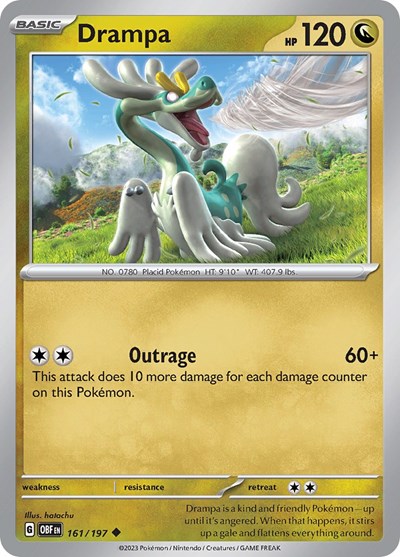 Drampa #161 Obsidian Flames