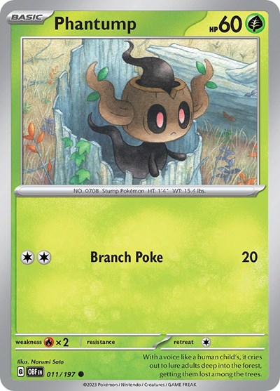 Phantump #11 Obsidian Flames