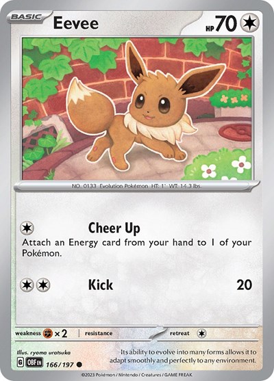 Eevee #166 Obsidian Flames