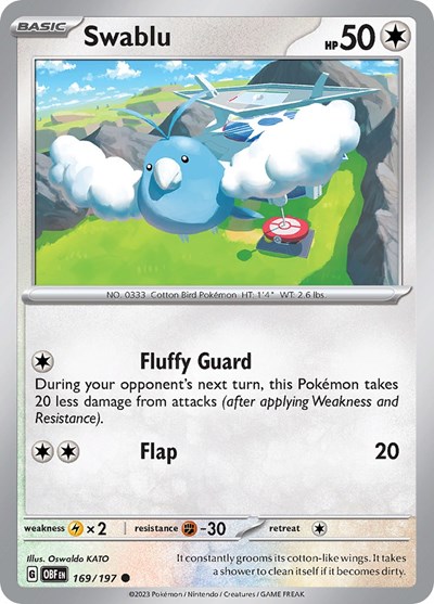 Swablu #169 Obsidian Flames