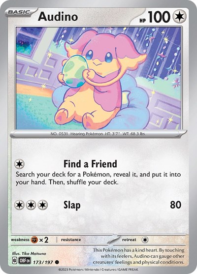 Audino #173 Obsidian Flames