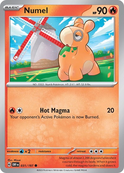 Numel #31 Obsidian Flames