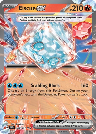 Eiscue ex #42 Obsidian Flames