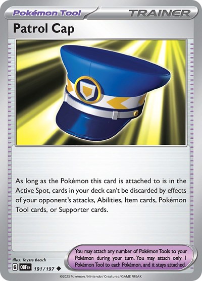 Patrol Cap #191 Obsidian Flames
