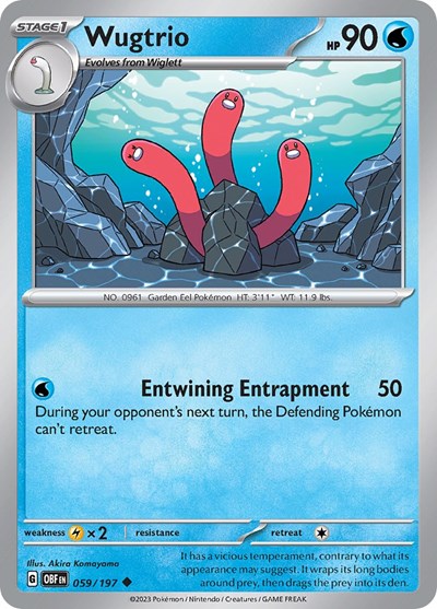 Wugtrio #59 Obsidian Flames