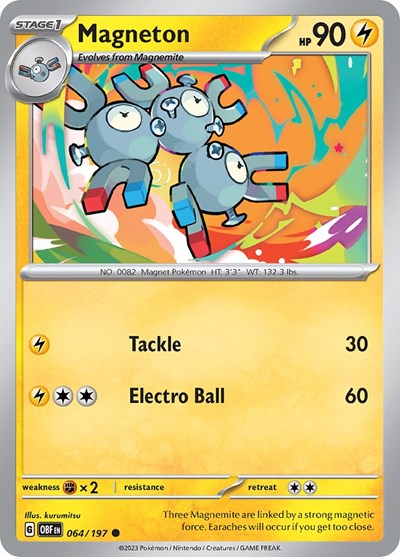 Magneton #64 Obsidian Flames