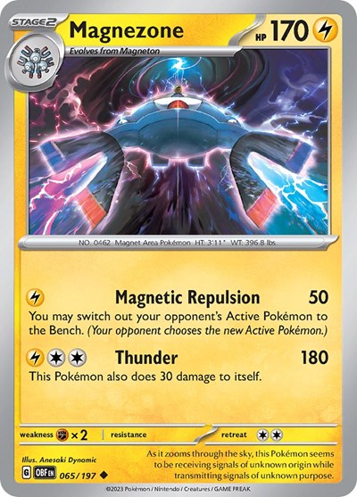 Magnezone #65 Obsidian Flames