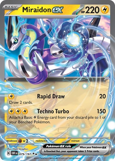 Miraidon ex #79 Obsidian Flames