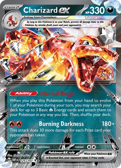 Charizard ex #125 Obsidian Flames