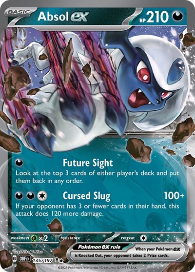 Absol ex #135 Obsidian Flames