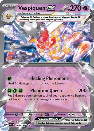 Vespiquen ex #96 Obsidian Flames