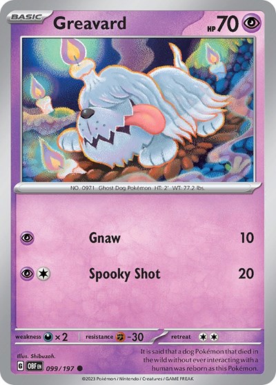 Greavard #99 Obsidian Flames