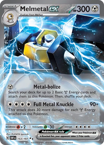 Melmetal ex #153 Obsidian Flames