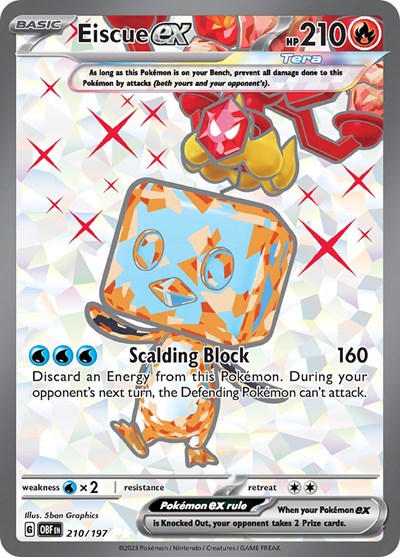Eiscue ex #210 Obsidian Flames