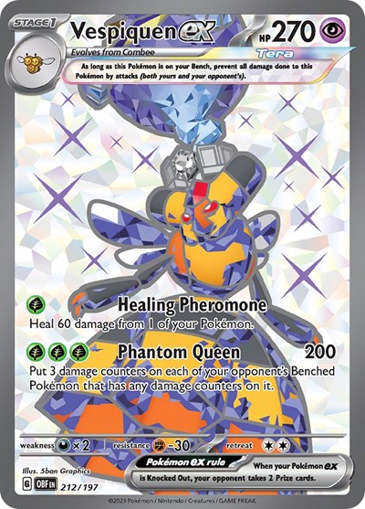 Vespiquen ex #212 Obsidian Flames