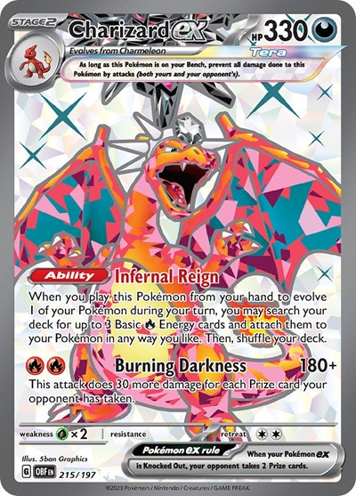 Charizard ex #215 Obsidian Flames