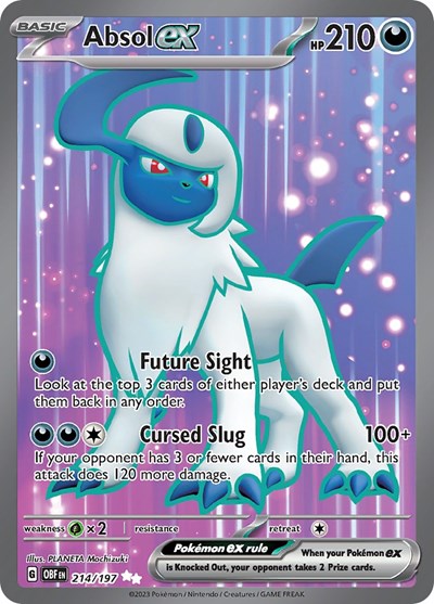 Absol ex #214 Obsidian Flames