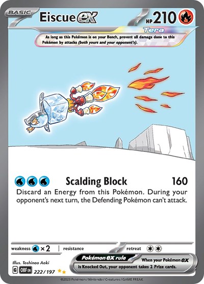 Eiscue ex #222 Obsidian Flames
