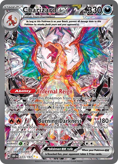 Charizard ex #223 Obsidian Flames