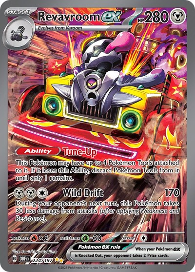 Revavroom ex #224 Obsidian Flames