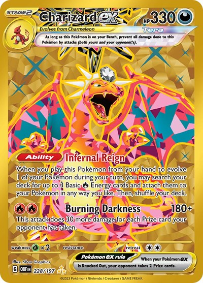 Charizard ex #228 Obsidian Flames
