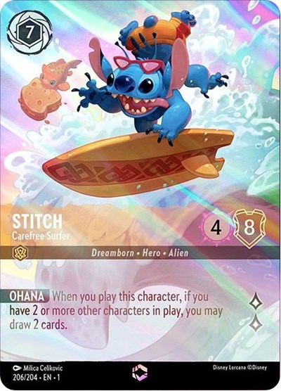 Stitch - Carefree Surfer (Enchanted) #206 The First Chapter