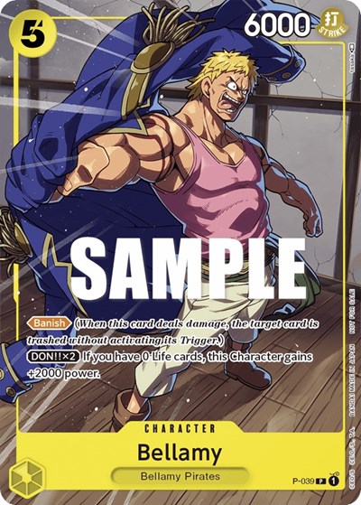 Bellamy (Pirates Party Vol. 4) #P-039 One Piece Promotion Cards