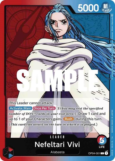Nefeltari Vivi #OP04-001 Kingdoms of Intrigue
