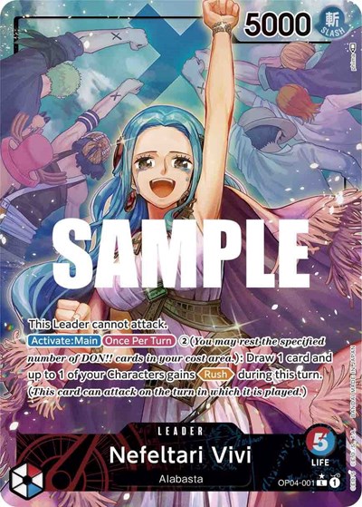 Nefeltari Vivi (Alternate Art) #OP04-001 Kingdoms of Intrigue