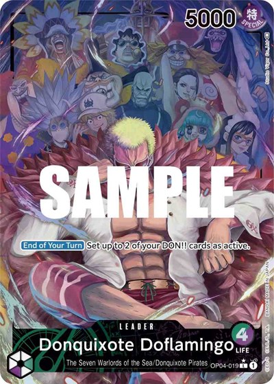 Donquixote Doflamingo (Alternate Art) #OP04-019 Kingdoms of Intrigue