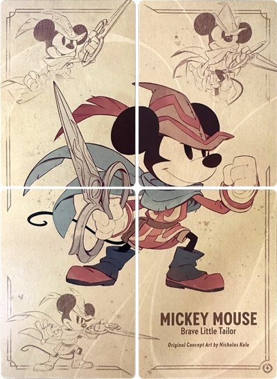 Mickey Mouse - Brave Little Tailor Puzzle Insert (Set of 4) #promo The First Chapter