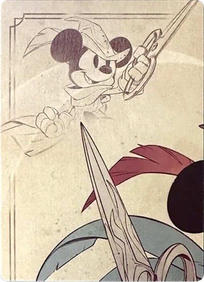 Mickey Mouse - Brave Little Tailor Puzzle Insert (Top Left) #promo The First Chapter