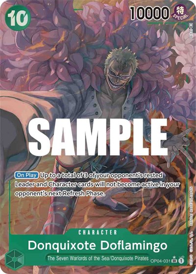 Donquixote Doflamingo (Alternate Art) #OP04-031 Kingdoms of Intrigue