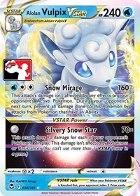 Alolan Vulpix VSTAR #34 Prize Pack Series Cards